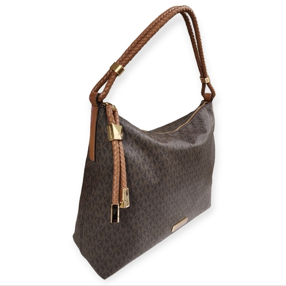 Michael Kors Signature Brown Shoulder Bag - Picture 2 of 16